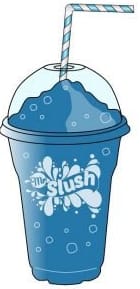 Slush blauw